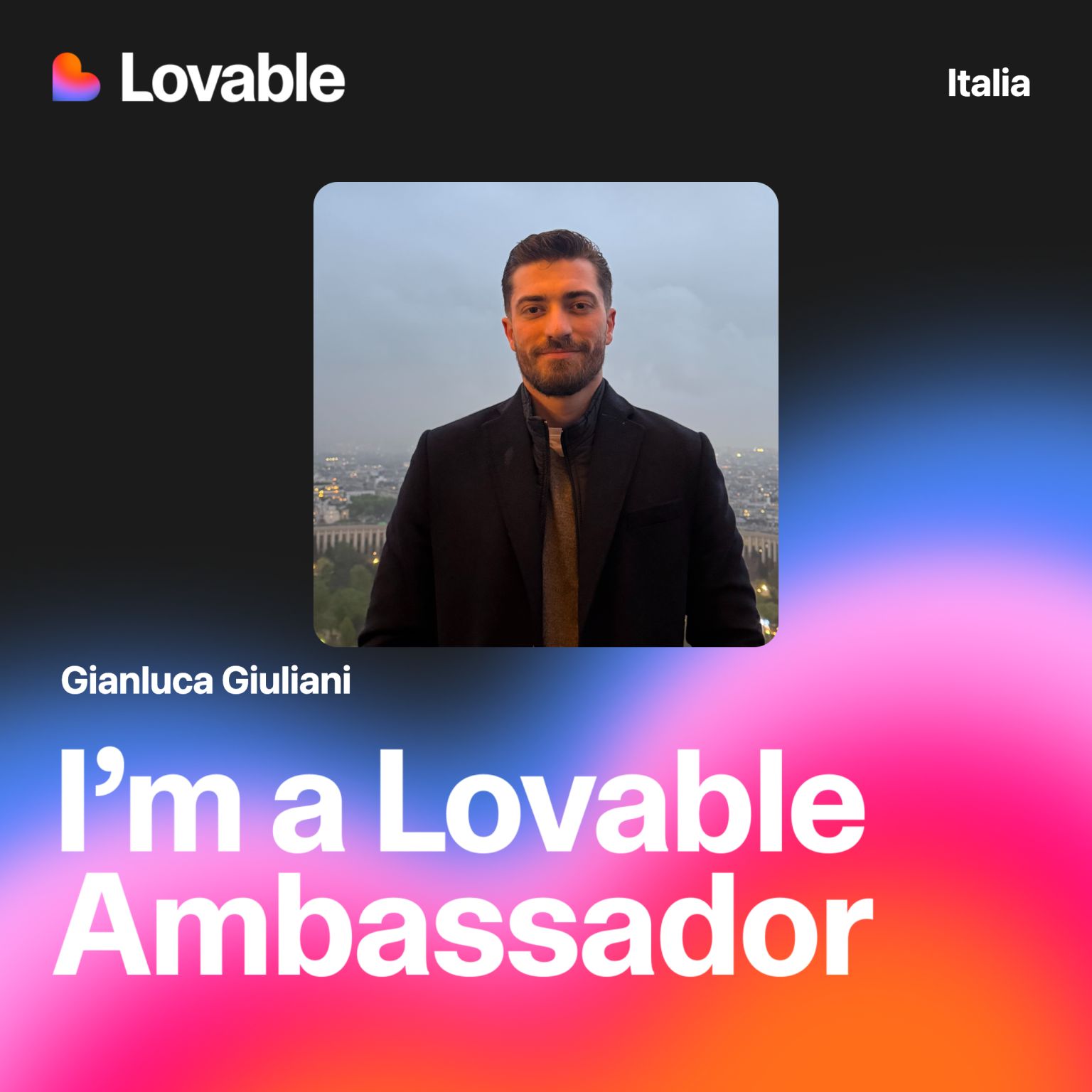 I'm a Lovable Ambassador